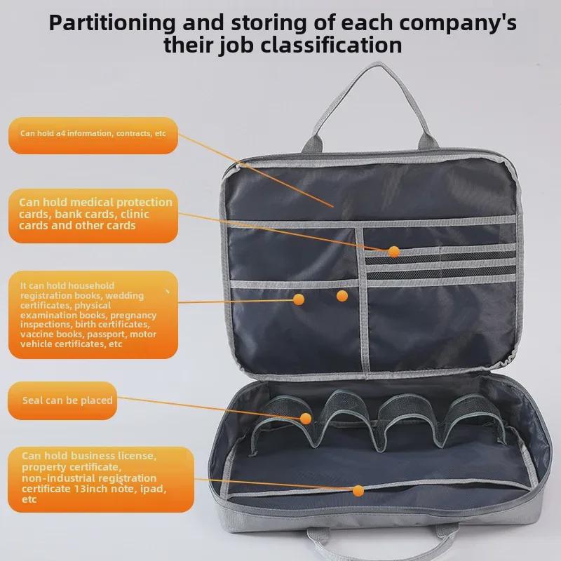 Large Seal Storage Bag for Documents & Invoices