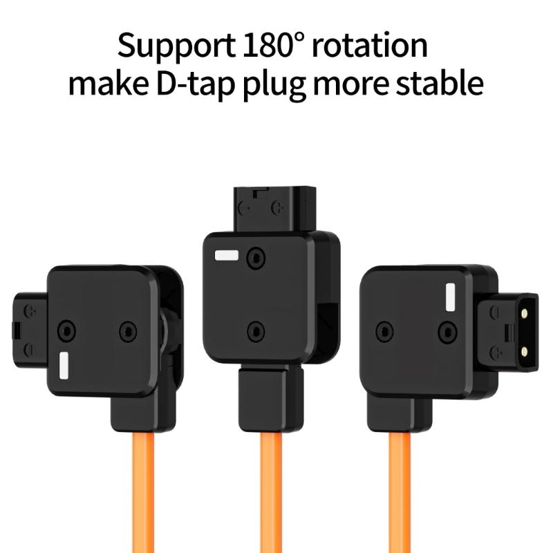 Professional D-Tap to 4Pin XLR Power Cable Nylon Braided 150W Connector Cable Replacement For Camera Film Production