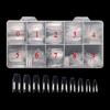 Artificial Nails False Half Nail Art Tips Acrylic UV Gel Assorted Kit with