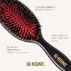 GB KENT Kent Brush Pig Bristle Hair Brush with Bristles and Nylon Pins, Cushion Hair Brush, Small Size, Royal Warrant, Classic Shine Series, CSMS
