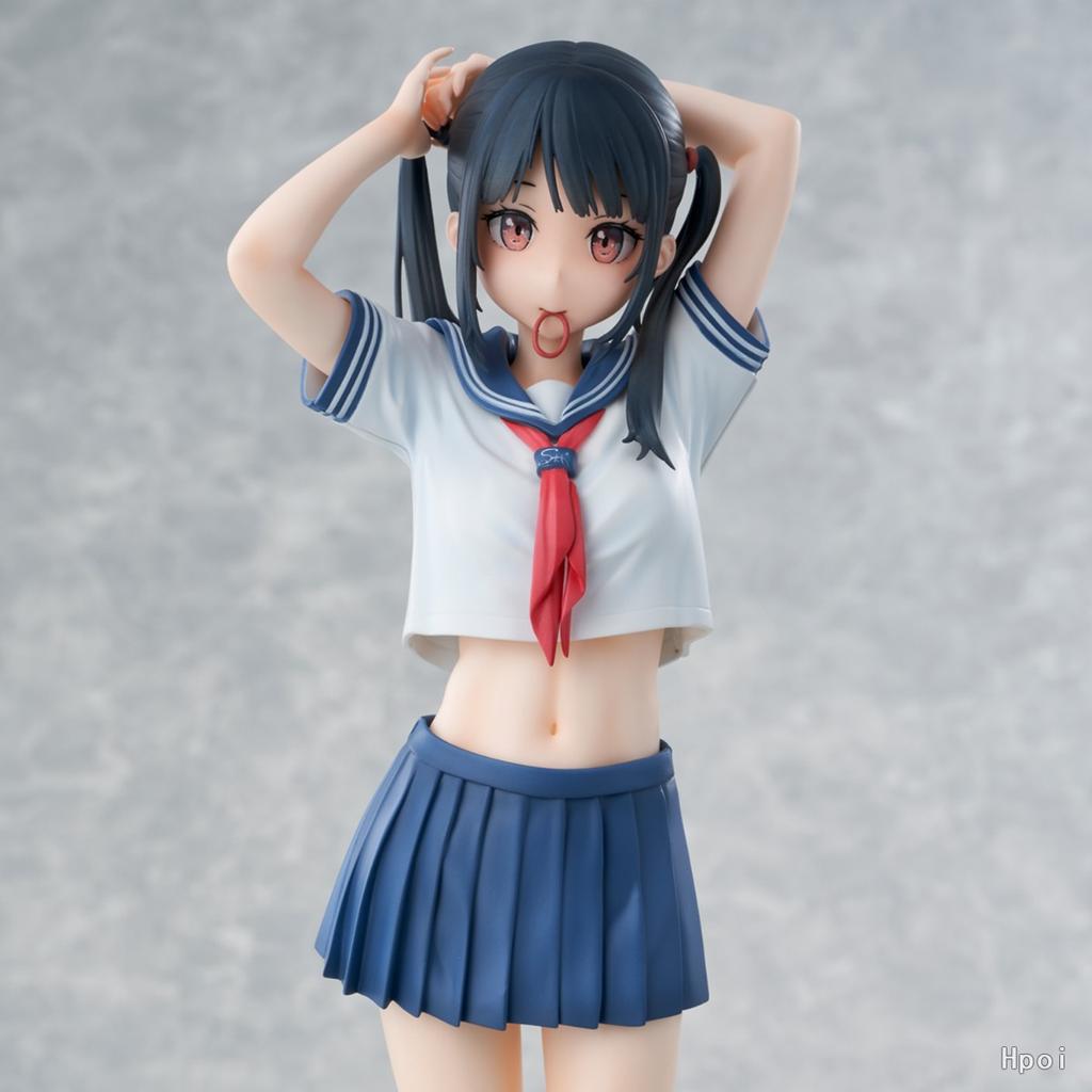 Sexy Anime Figur in einem Matrosenanzug Kawaii Mädchen Figuren Dekoration Modell Japanische Puppen Hentai Erwachsenen Spielzeug 28cm PVC
