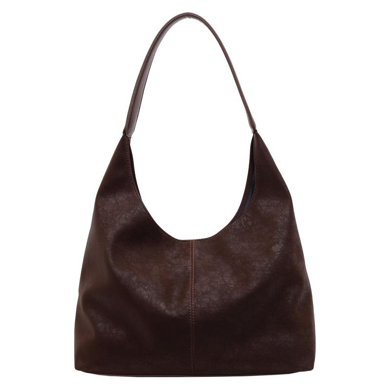 

Большая вместительная сумка-тоут женская сумка через плечо кофейный