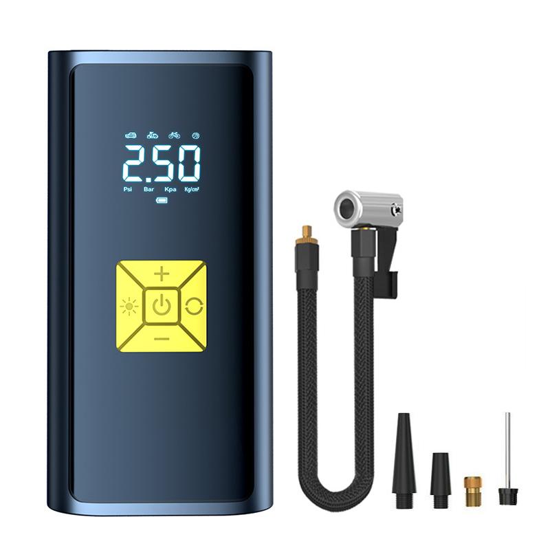 

Автомобильный воздушный компрессор беспроводной 6000 мАч автомобильный шиномонтажный насос 12 В электрический автомобильный воздушный насос автоматический шинный насос для автомобиля мотоцикла велосипеда Corded Electric чёрный