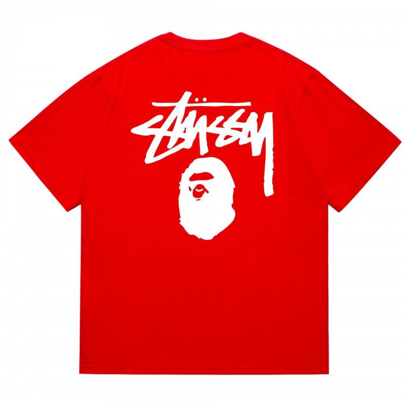 Tricou Bumbac Classic cu Imprimeu Ape Lightning Unisex Mânecă Scurtă Croială Largă Îmbrăcăminte Casual