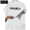 Maison Margiela S50GC0533 19Stainless Steel White Crew Neck T-Shirt tops 44 whiteUsed