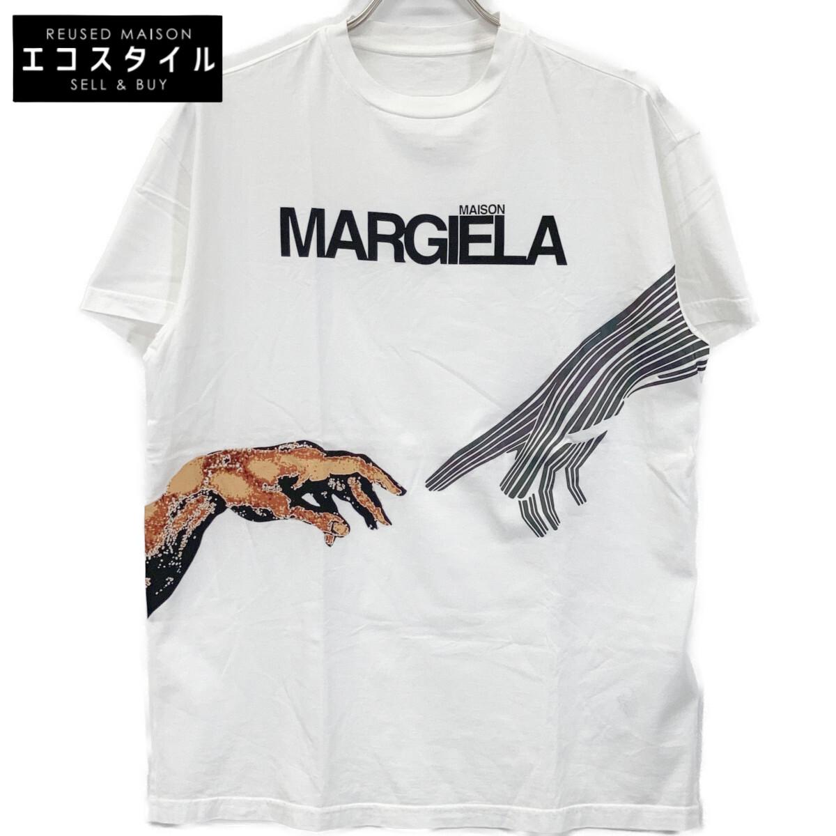 

Maison Margiela S50GC0533 19Нержавеющая сталь Белая футболка с круглым вырезом топы 44 белыйБ/у