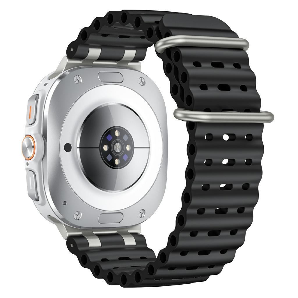 For Samsung Galaxy Watch Ultra (2025) 47mm/Watch Ultra 47mm Breathable Watch Strap Silicone Band