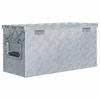 Vidaxl Aluminiumkiste, 61,5 x 26,5 x 30 cm, Silber