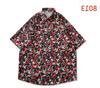 Hong Kong Style Vintage Sunflower Floral Shirt - Unisex Casual Short Sleeve