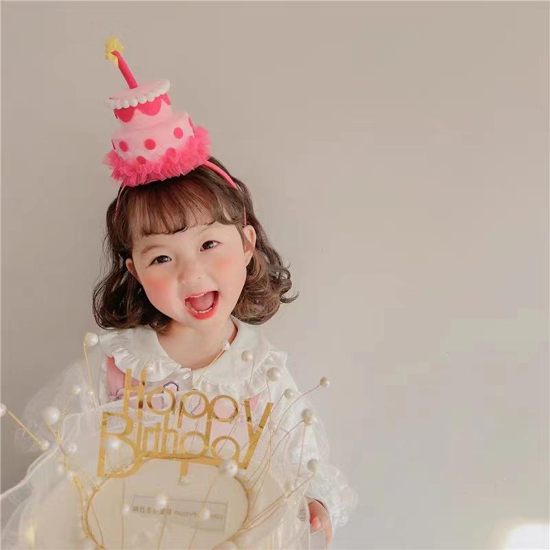 Crown Princess Birthday Hat: Children's Party Headband & Cake Photo Prop