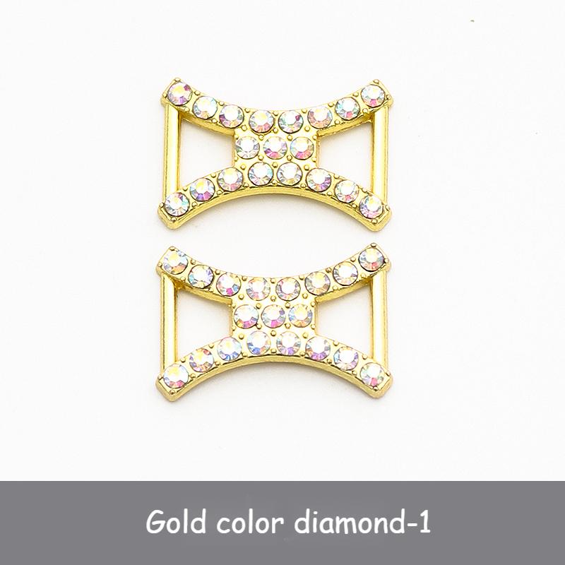 luxury Rhinestone AF1 Shoe Charms Colorful Diamond Sneaker Charms Girl Shoe decoration DIY Shoelaces Buckles shoes accesories