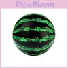 Colorful Rainbow Watermelon Pvc Ball 8 Inch Inflatable Toy For Kids Indoor Outdoor Play