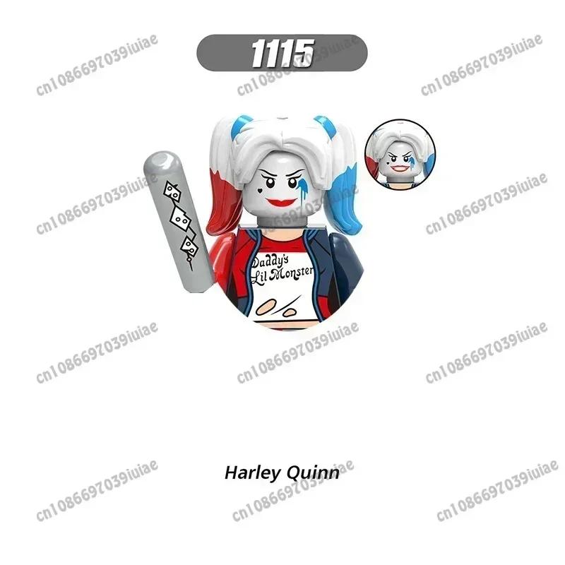 PG8032  BEAST KINGDOM Super Hero Clown Ivy Harley Quinn Catwoman Robin Bricks Cartoon Character building block Birthday Present