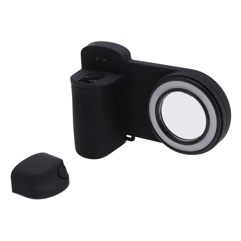 Smartphone-Kameragriff mit Fernauslöser, Selfie-Fülllicht, Magnetische Kamerabuchse mit 1/4\" Schraubloch, Kamera-Auslöser-Buchse für