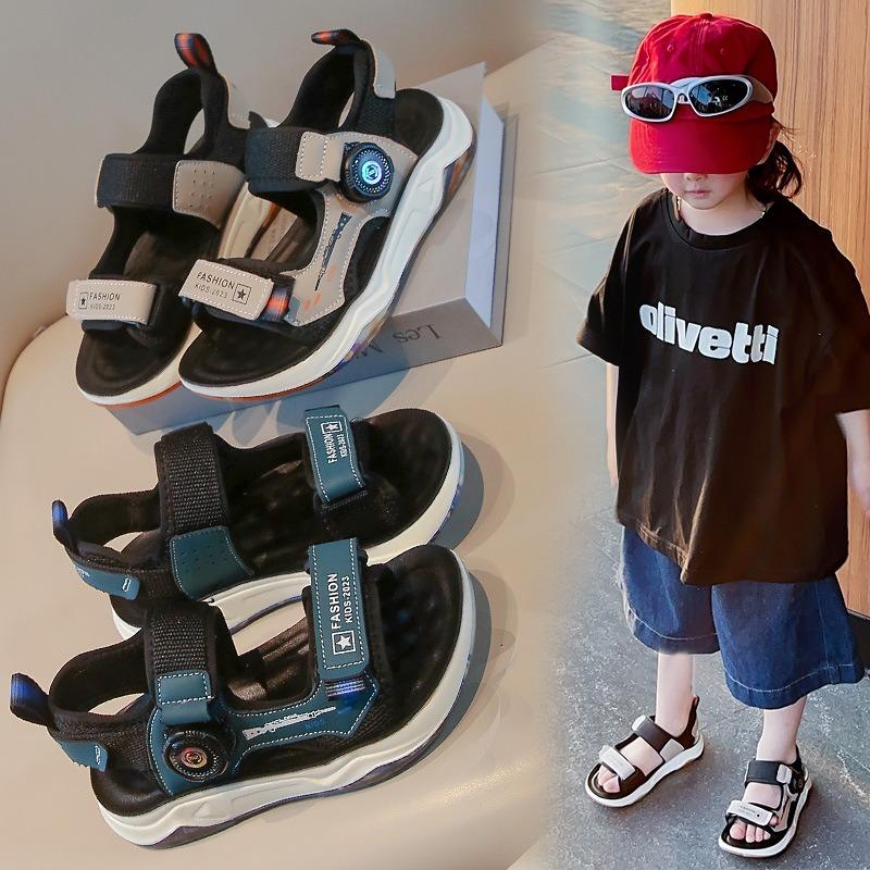 Jungen Kinder Weiche Sohle Freizeit Sommer Sport Strand Sandalen