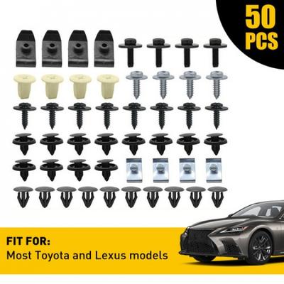 Bumper Splash Shield Hood Engine Push Clip Screw Rivet Trim For Toyota Lexus EOA