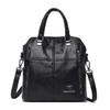 Faux Leather Backpack Women's Bag 2026 New Korean Shoulder Bag Casual Crossbody Bag Tide Tote