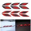 6 pz/Set Adesivi Riflettenti per Auto Adesivo di Avvertimento di Sicurezza Antigraffio per Carrozzeria Auto per Moto Camion Auto Motore Esterno Decorativo