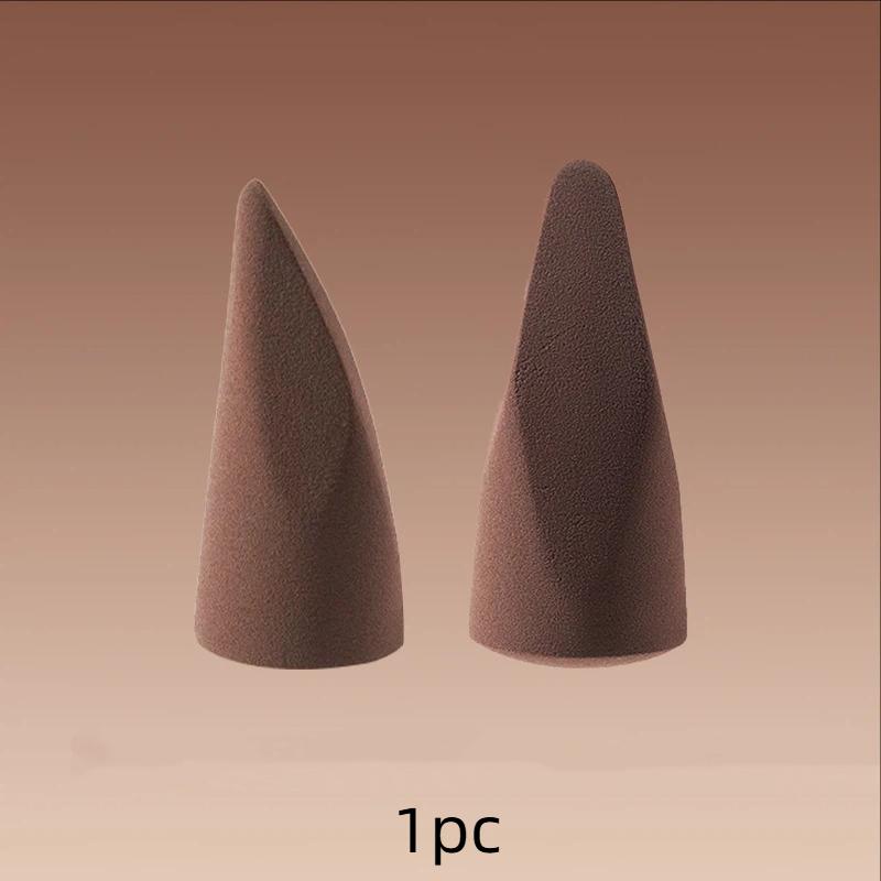 Wet Dry Use Cone Makeup Sponge 1/2PCS Soft Fluffy Powder Puff for Concealer Liquid Foundation Makeup A