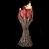 Red Anatomical Heart Tree Statue Halloween Figurine Spooky Halloween Heart Treeman Figurine Resin Statue Sculpture for Indoor