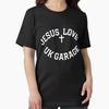 Jésus Aime le UK Garage Slogan - T-shirt Essentiel Noir