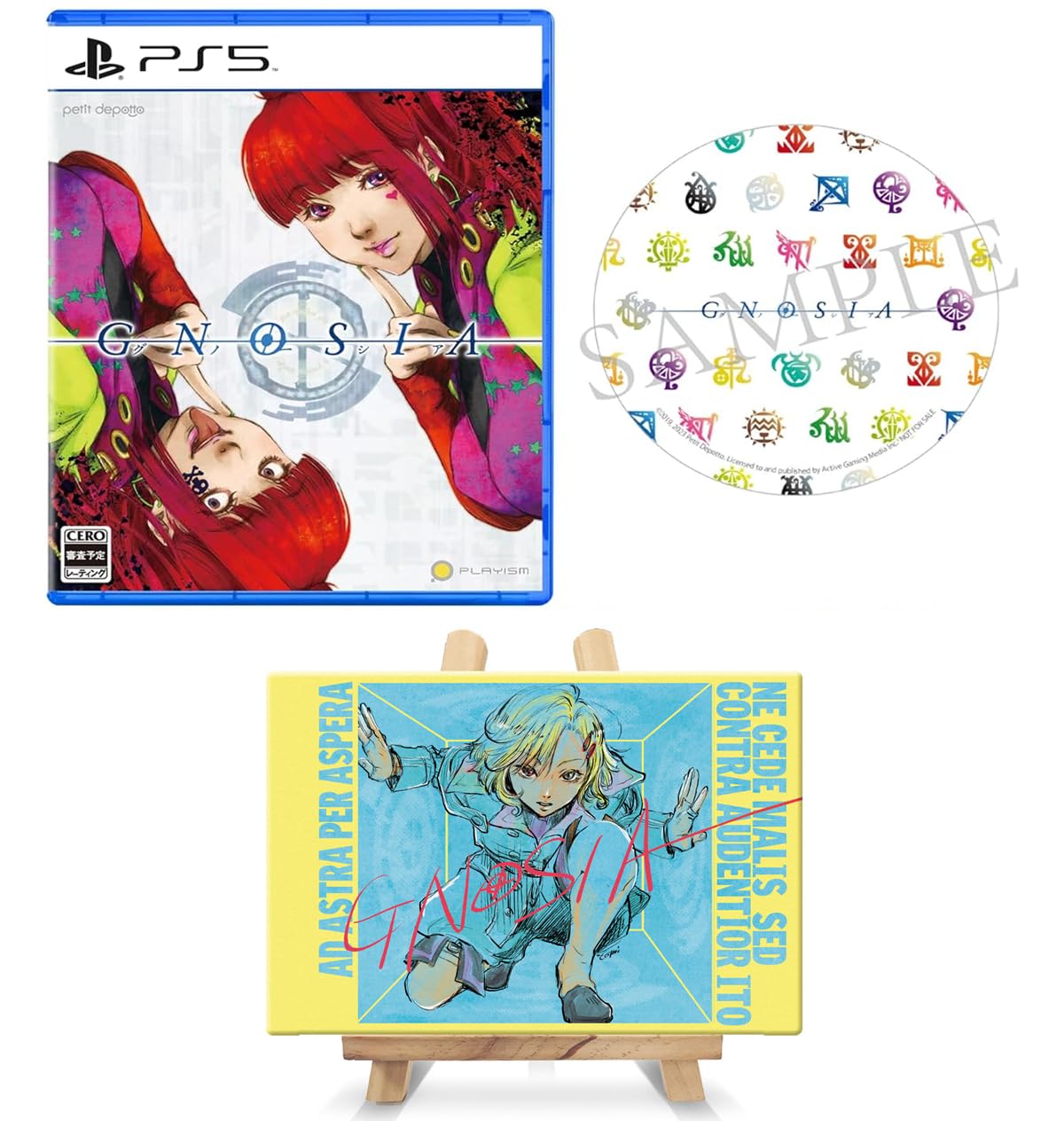 Gnosia PS5 Character Fine Board and Tin Mirror included - (P3 size)