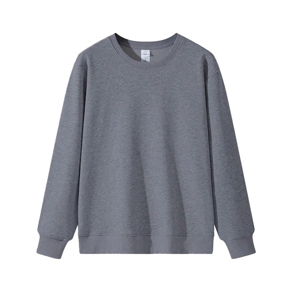 Herren Harajuku Sweatshirts Männer Herbst Pullover Koreanische Einfarbig Männer Casual Hoodie O Neck Grundlegende Tops Hip Hop Streetwear