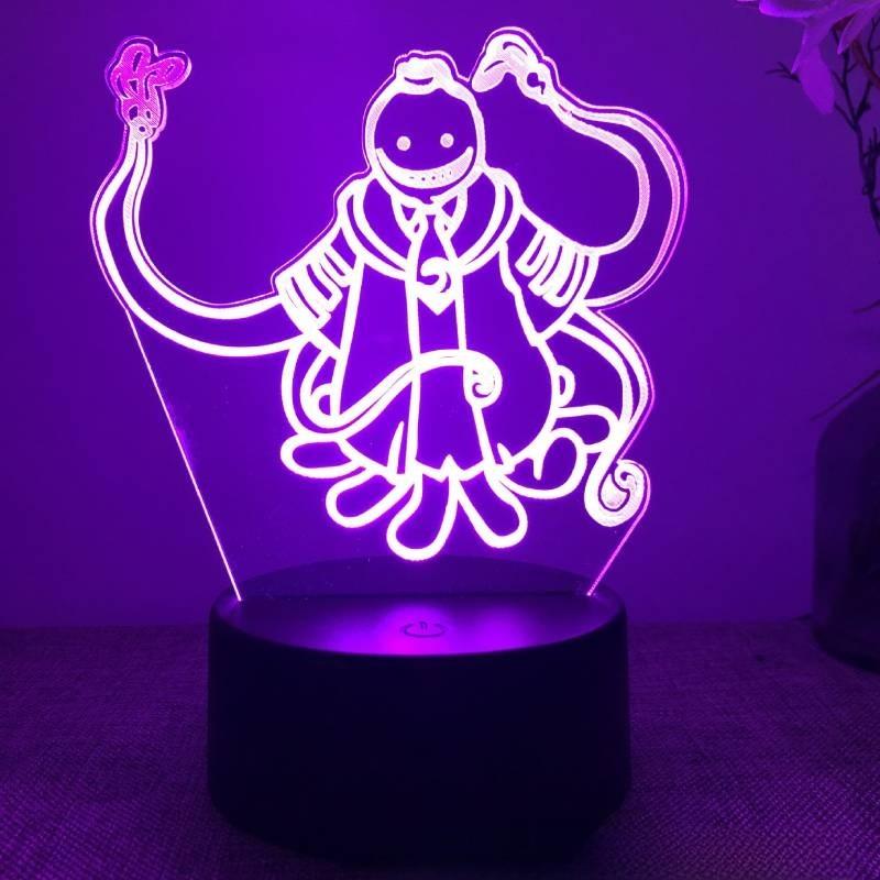 Assassination Classroom Led Night Light With 16color Remote For Home Decor