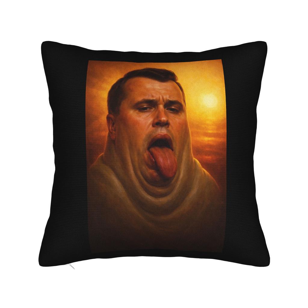 Charlie Kirk Meme Square Pillowcases Polyester Bed Car Cushion Cover Creative Decorative Throw Pillow Case 45*45