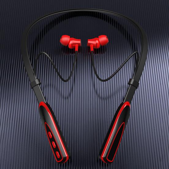 BL-01 Earphone In-ear Sweatproof ABS Wireless Neck Hanging Stereo Bluetooth-compatible 5.0 Headset for Sports