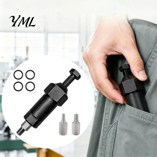 Grease Clog Remover Fitting Cleaning Tool, Heavy Duty Zerk Cleaner, Up to 600PSI, Remove Cleanser from Fittings Pins Shafts Bushings, M6 M8