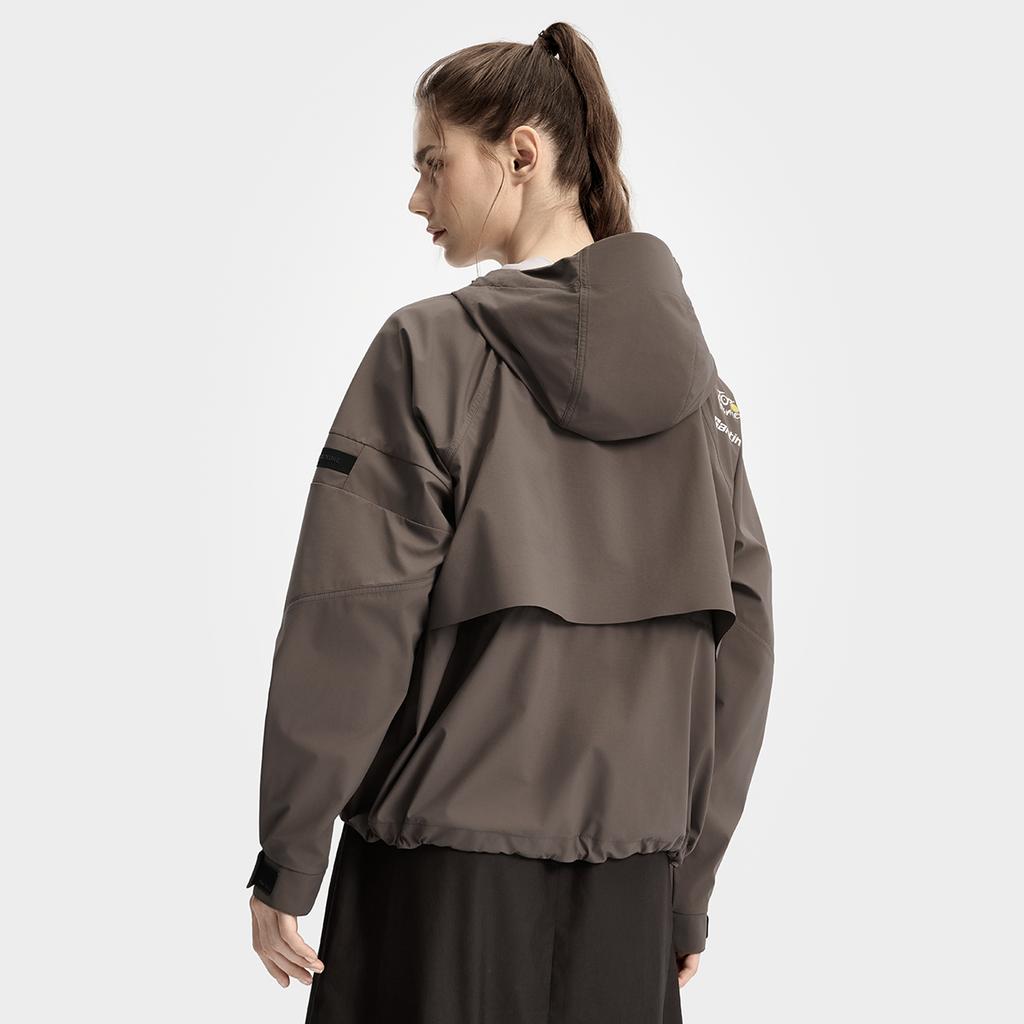 Fila Athletics Urban Explore Series Fashion Sports Outdoor Warm Loose Hooded Woven Jacket Women Jackets A11W538703F-BN