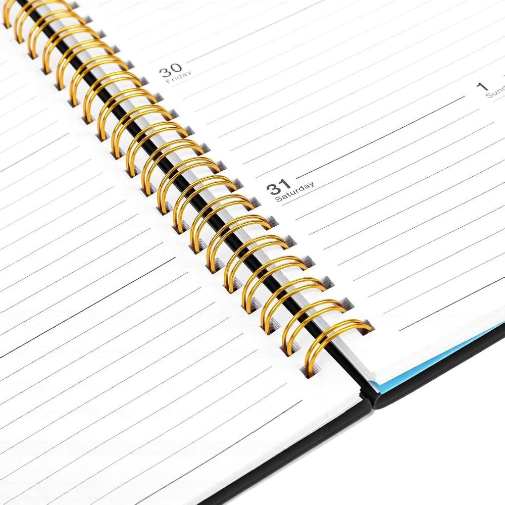 A5 A5 Size Weekly Monthly Agenda Coil Binding A5 Organizer Yearly Planner Task Arrangement