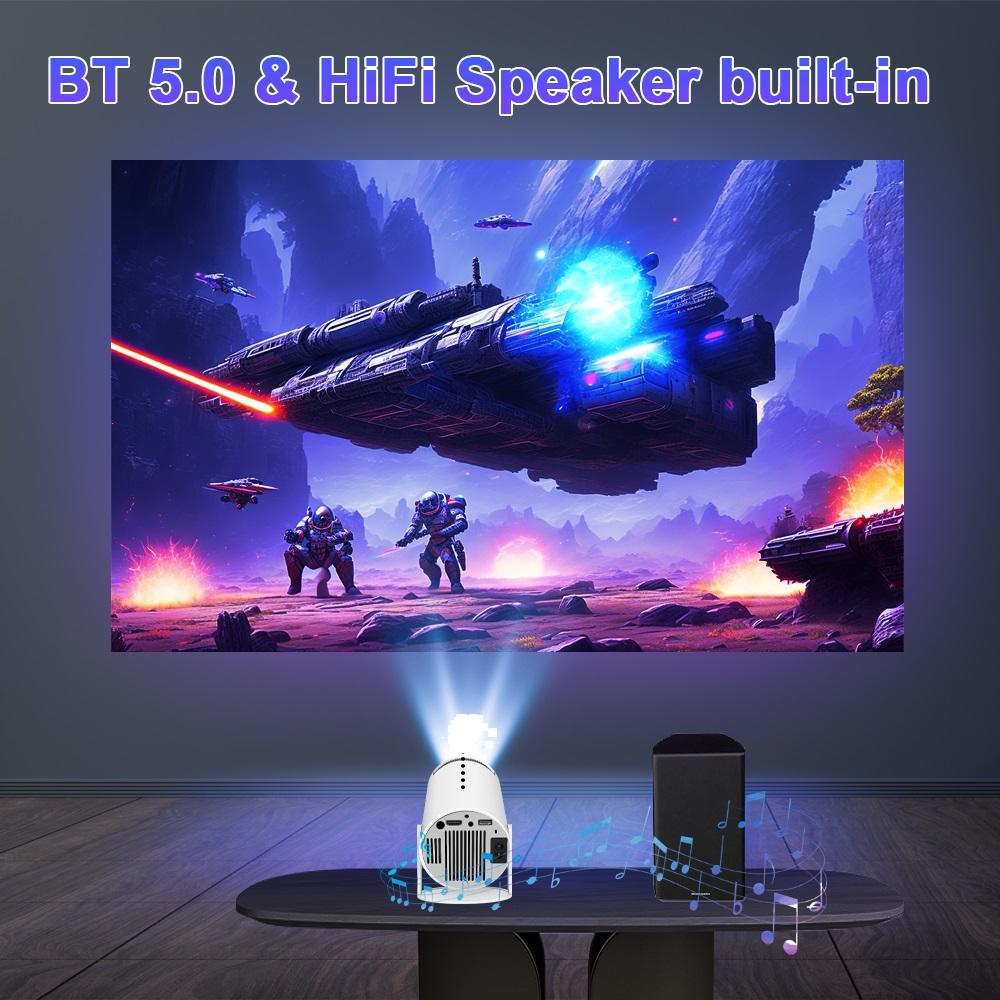 Magcubic Android 11 Wifi6 260ANSI Projector AllwinnerH713 1280*720P 4K180° flexible BT5.0 Home Cinema Outdoor portable Projetor