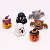 6 Stück Halloween Rückziehauto Spielzeug Kleinkinder Jungen Mädchen Federwerk Mini Cartoon Kürbis Geist Fledermaus Fahrzeug Spielzeug Feiertags-Partygeschenke