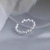 Trendy Adjustable Women's Beaded Open Ring - Versatile & Stylish Index Finger Accessory
