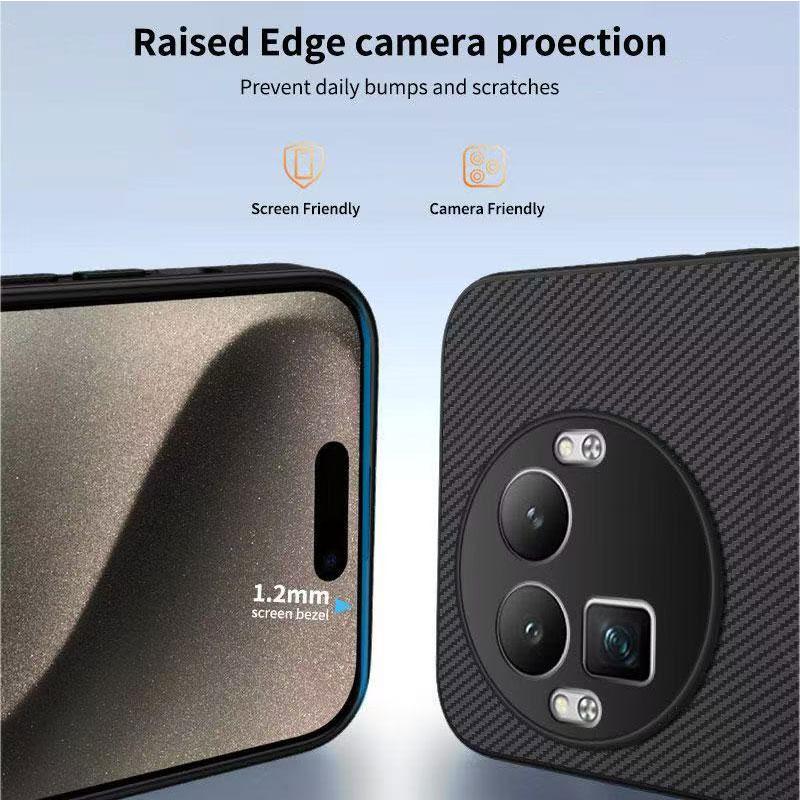 For Realme GT 8 Pro Case Carbon Fibre for  Wireless Charging Phone Case for Realme GT8 8pro Lens Protection Hard Cover