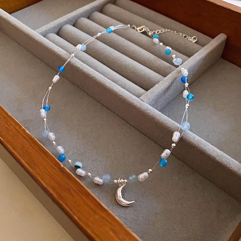 Sweet Dopamine Baroque Pearl Clavicle Necklace - French Fashion Temperament Jewelry for Women