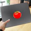 1PC 3D Effect Tomato Motorcycle Sticker Waterproof for Motorbike Fuel Tank Helmet Funny Decor Cover Scratches Laptop Vinyl Decal