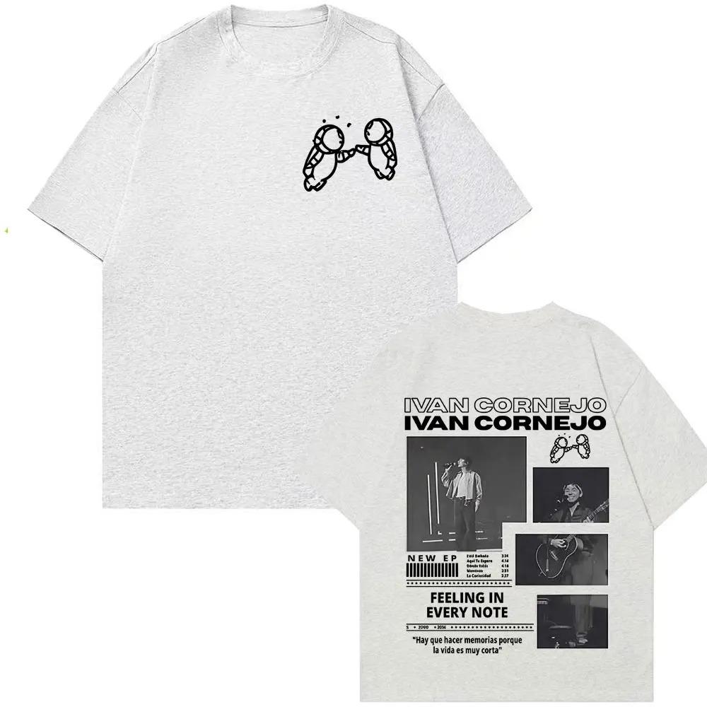 

Unisex Women Trendy High Quality Tshirt Singer Ivan Cornejo Mirada 2026 Tour Merch T Shirts Vintage Hip Hop Pop Music T Shirt S