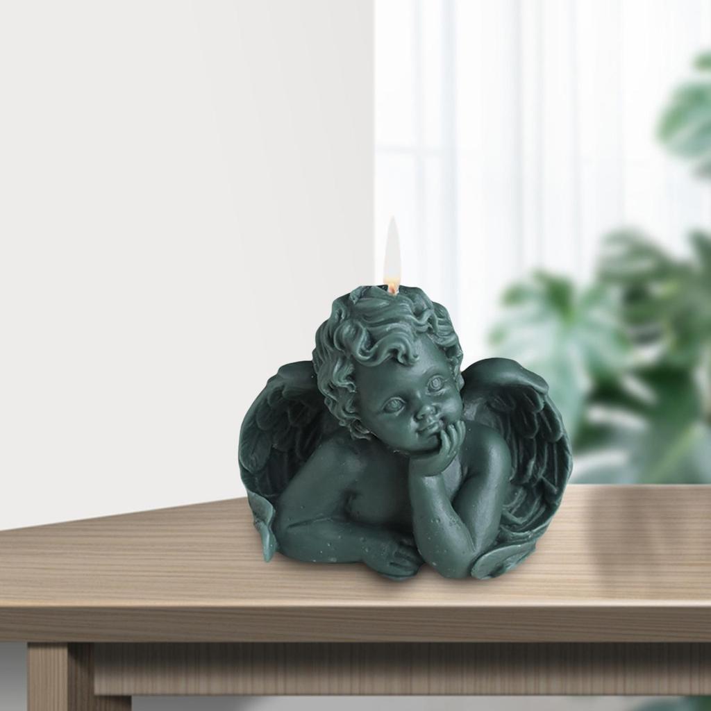 3D Cute Angel Candle Decorative Candle Bathroom Birthday Holiday Gifts 