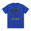 Toothless Dance Meme Let's Dance Meme T Shirt Men Women Fashion Retro Gothic Funny T-shirts Casual Cotton Oversized T-shirt Tops