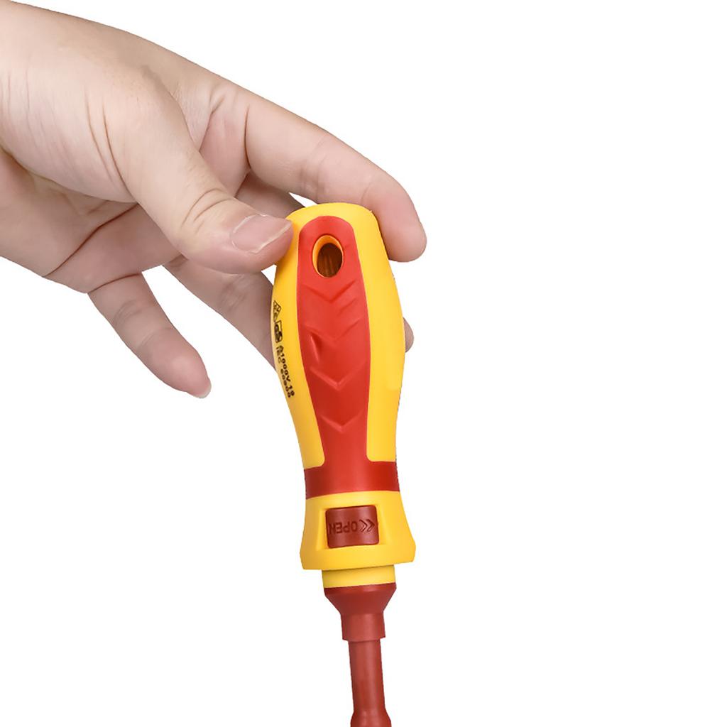 18 in 1 Insulated Electricians Screwdriver Set with Rubber Handle Magnetic Tip for Electrical Home and DIY Projects
