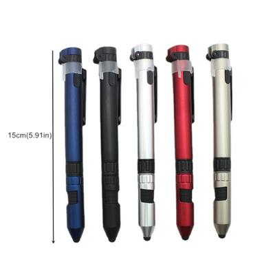6-In-1 Taschenlampe Stift Kugelschreiber Schraubendreher Stift Notfall Multi Funktion Stift Rettungs EDC Werkzeug