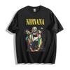 Nirvana Band T-Shirt Herren Damen T-Shirts Top - Lebendiges Pop-Art Trio Design Unisex T-Shirt