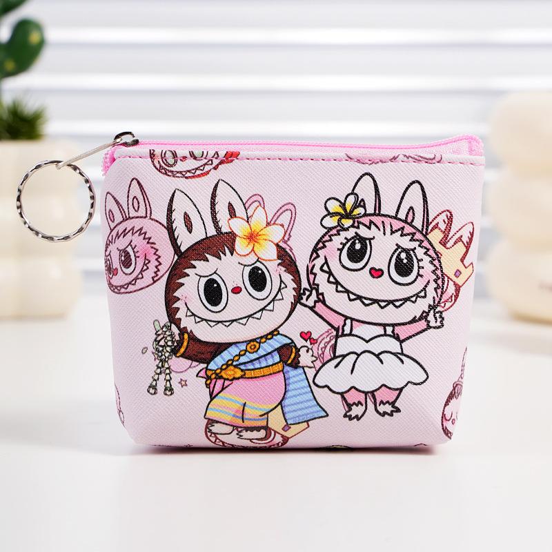 

Children s Handheld Snack Bag PU Storage Bag New Cute Cartoon Change Bag Animation