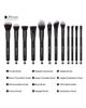 DUcare 27-teiliges Make-up-Pinsel-Set, professionelle Kosmetikpinsel, Augenbrauen, Puder, Foundation, Schatten, Make-up-Werkzeuge