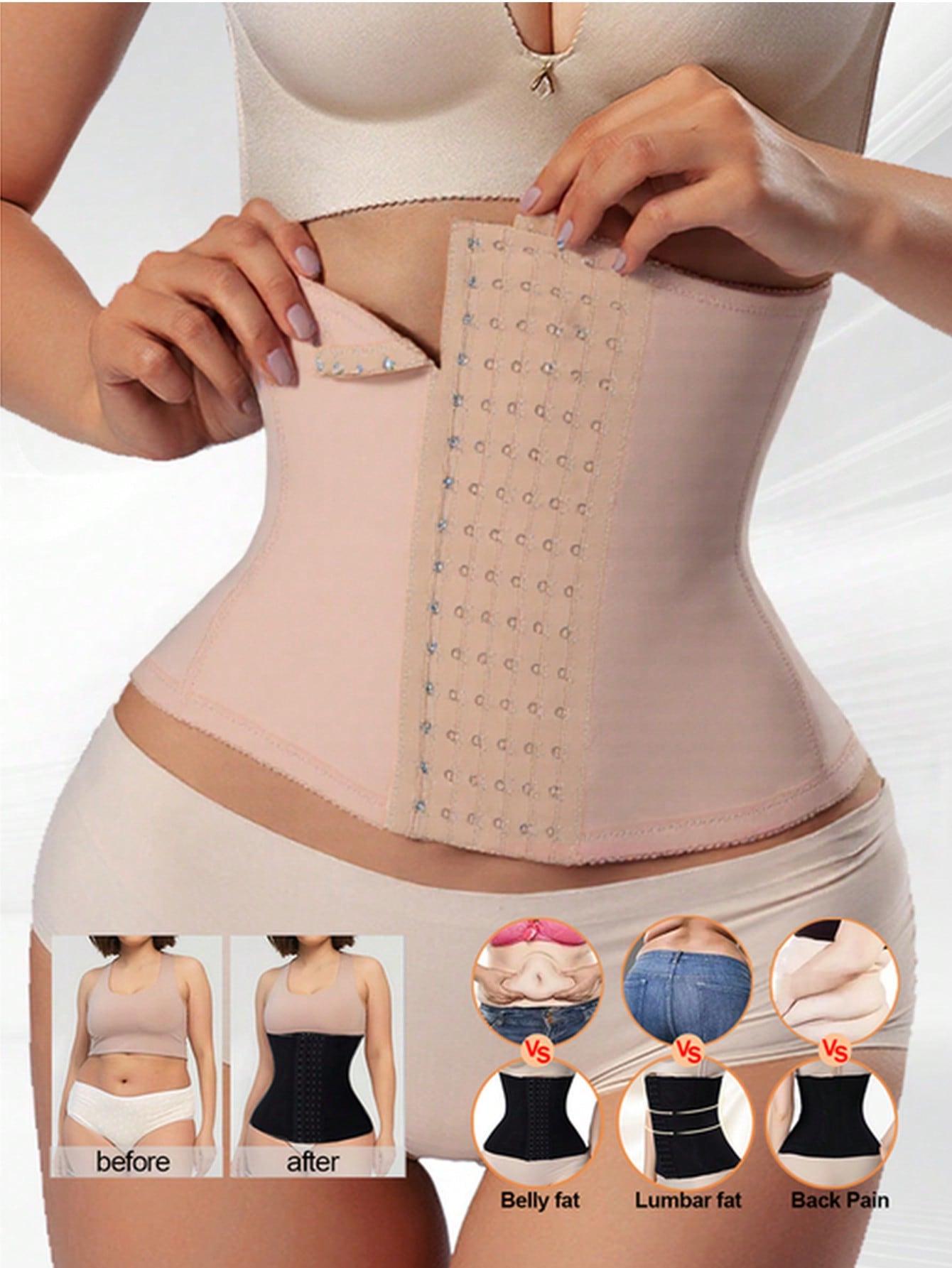 Женский шестирядный корсет-пояс для талии, корректирующий фигуру, бандаж для живота S