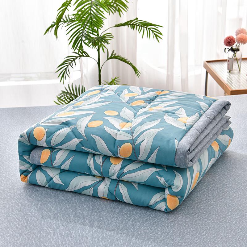 

MENGXUAN Printed Washed Cotton Feel Summer Quilt