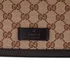 Gucci Vintage Logo Leather Canvas Messenger Bag Men Bags Ebony Dark-Brown 449172-KY9KN-9886